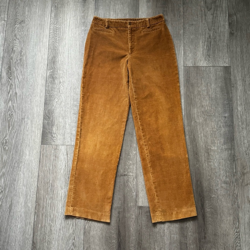 Vintage Carmel Brown Corduroy Trousers